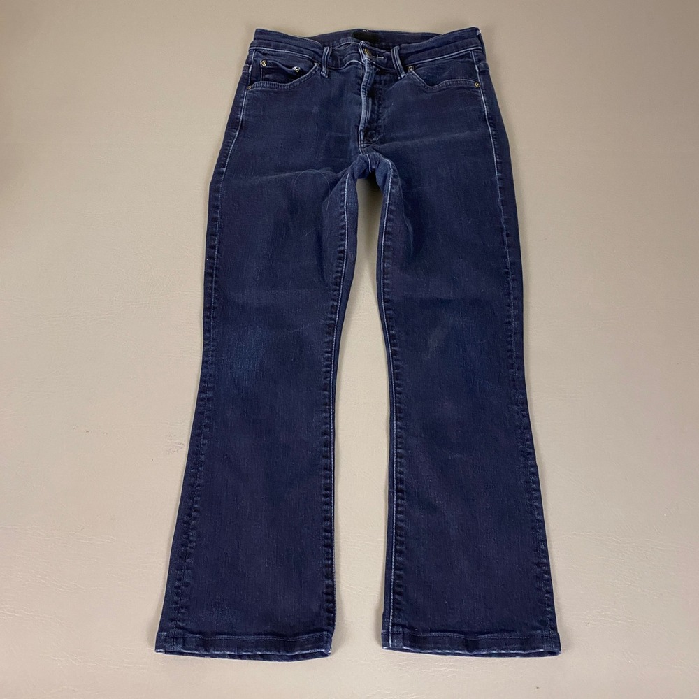 Mother The Insider Ankle Jeans Size 25 Blue Dark Wash Holding Hands Slim Bootcut